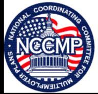 NATIONAL COORDINATING COMMITTEE FOR MULTIEMPLOYER PLANS 815 16 th Street, N.W., Washington, DC 20006 Phone 202-737-5315 Fax 202-737-1308 Randy G. DeFrehn Executive Director rdefrehn@nccmp.