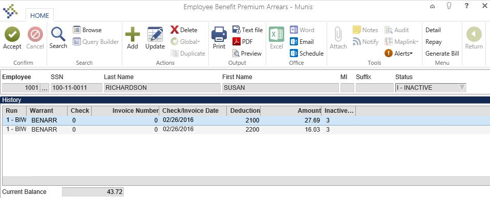 For the $55.38 +$ 16.03 actual employer shares in this case, the result is that a total of $71.14 is expensed to the account that would be used if the employee was Benefits Only.