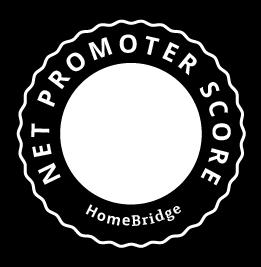 All HomeBridge customers have the opportunity to complete our Customer Commitment survey during final document signing.