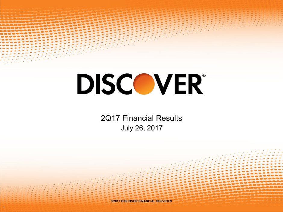 2Q17 Financial Results July 26,