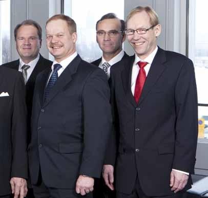 Atria Plc s Board of Directors and the Directors of the Supervisory Board, from left: Maisa Romanainen, Member of the Board Seppo Paavola, Vice Chairman of the Supervisory Board Timo Komulainen, Vice