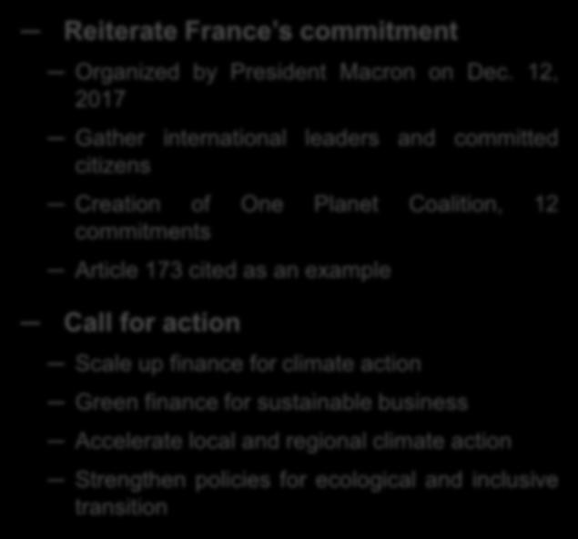 climate action Green finance for sustainable business Accelerate local and regional climate action Strengthen policies for ecological and inclusive transition CENTRAL BANK NETWORK TO GREEN THE