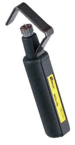 Other Tools & Accessories Cable Strippers RCS-114 RCS-114 & RCS-158 Series Hard Cable Jacket Strippers RCS-158 Durable tools engineered for fast, safe & precise jacket removal on PE, PVC, rubber &