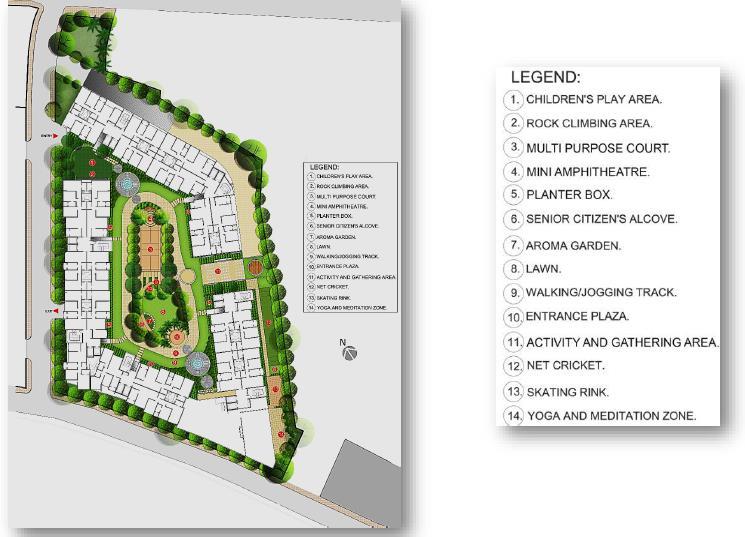 PROPOSED AMENITIES GODREJ CENTRAL DISCLAIMER: Subject to title & location