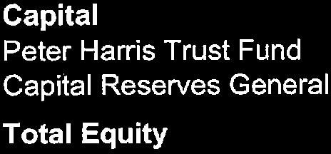 NOTES TO THE FINANCIAL STATEMENTS For the ear ended 3 Se tember 217 1 Reserves 217 216 Capital Peter Harris Trust