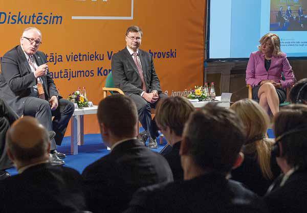08/01/2015 Riga/Lotyšsko Účasť na diskusii o budúcnosti Európy v Lotyšskom