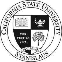 California State University, Stanislaus University Budget Advisory Committee March 22, 2013 11:00 a.m. 12:30 p.m. South Dining NOTES Present: E. Costa, S. Davis, D. Da Rosa, R. Giambelluca, N.