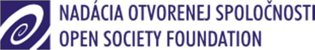 Ď a k u j e m e Nadácií otvorenej spoločnosti - Open Society Foundation Bratislava za finančnú podporu Výročná správa o činnosti a hospodárení organizácie Škola