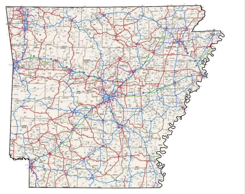 approximately 1% of State Highway System Miles National