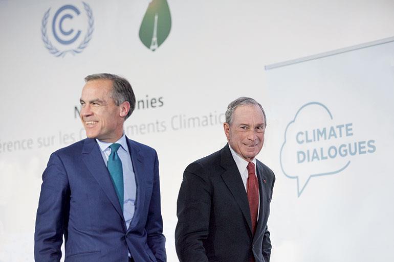 Mark Carney head of FSB Michael Bloomberg head of TCFD The Task Force on Climaterelated Financial Disclosures (TCFD) will develop voluntary, consistent