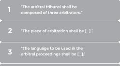 DRAFTING ARBITRATION CLAUSES FOR THE DANISH INSTITUTE OF ARBITRATION In cases where parties agree to arbitrate disputes under the DIA, the DIA recommends the following standard clause to be included
