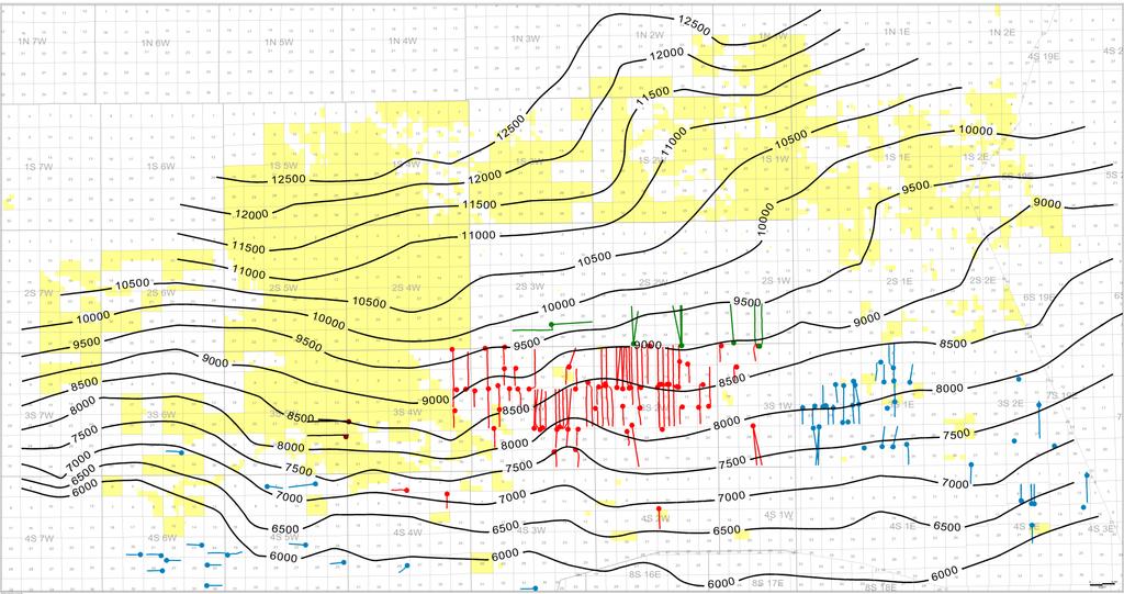 INCREASING POTENTIAL: ALTAMONT HORIZONTAL ACTIVITY MAP Horizontal Wells Newfield Crescent Point Energy Axia Energy II LGR Hz