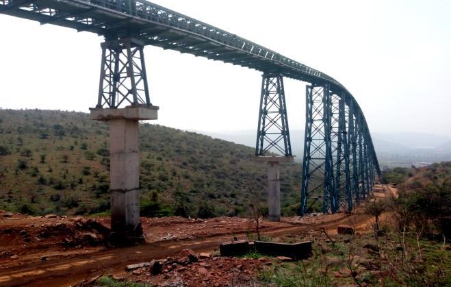 Project updates Pipe conveyor at Vijayanagar For