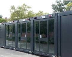 Modular space: Harmonised high-quality fleet with excellent references and growth opportunities Sales 100 M 2014: 92.