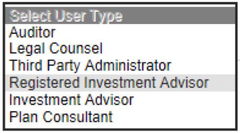 the user can log in and register Types of users Plan Administrators All users within your organization are considered Plan Administrators.