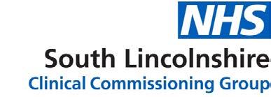 Appendix I NHS SOUTH LINCOLNSHIRE CLINICAL COMMISSIONING GROUP 1.