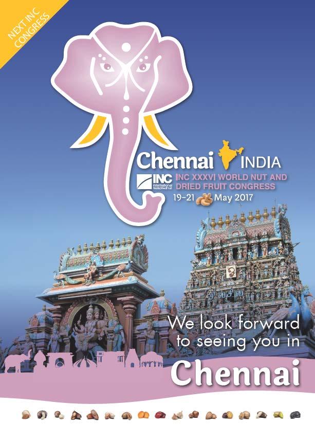 Chennai 2017 The meeting point for the nut and dried fruit industry to