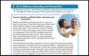 SECTION 1: Making a Monthly Spending and Saving Plan LEAD ACTIVITY (8 MINUTES) Try It: Making a Spending and Saving Plan See page 9 in the Participant Guide.