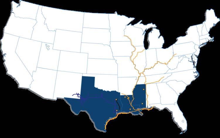 NATURAL GAS SERVICES OVERVIEW MMLP provides wholesale distribution of natural gas liquids (NGLs) to propane retailers, refineries and industrial NGL users in Texas and the southeastern U.S. MMLP owns an NGL pipeline that runs approximately 200 miles from Kilgore, TX to Beaumont, TX.