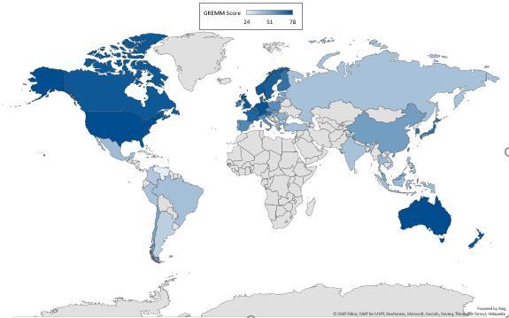 GREMM Structural Indicators: Global Map
