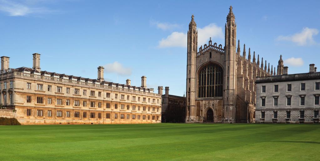 Striving for excellence History The name and history trace back to Cambridge. Our views and experience are international.