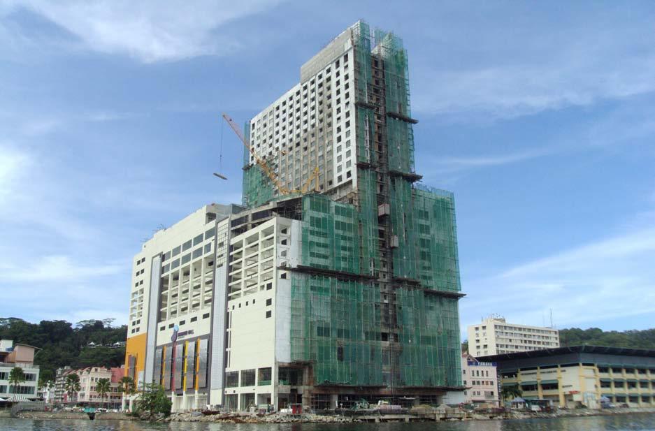 KL Sentral Office Towers and Hotel Slab works in