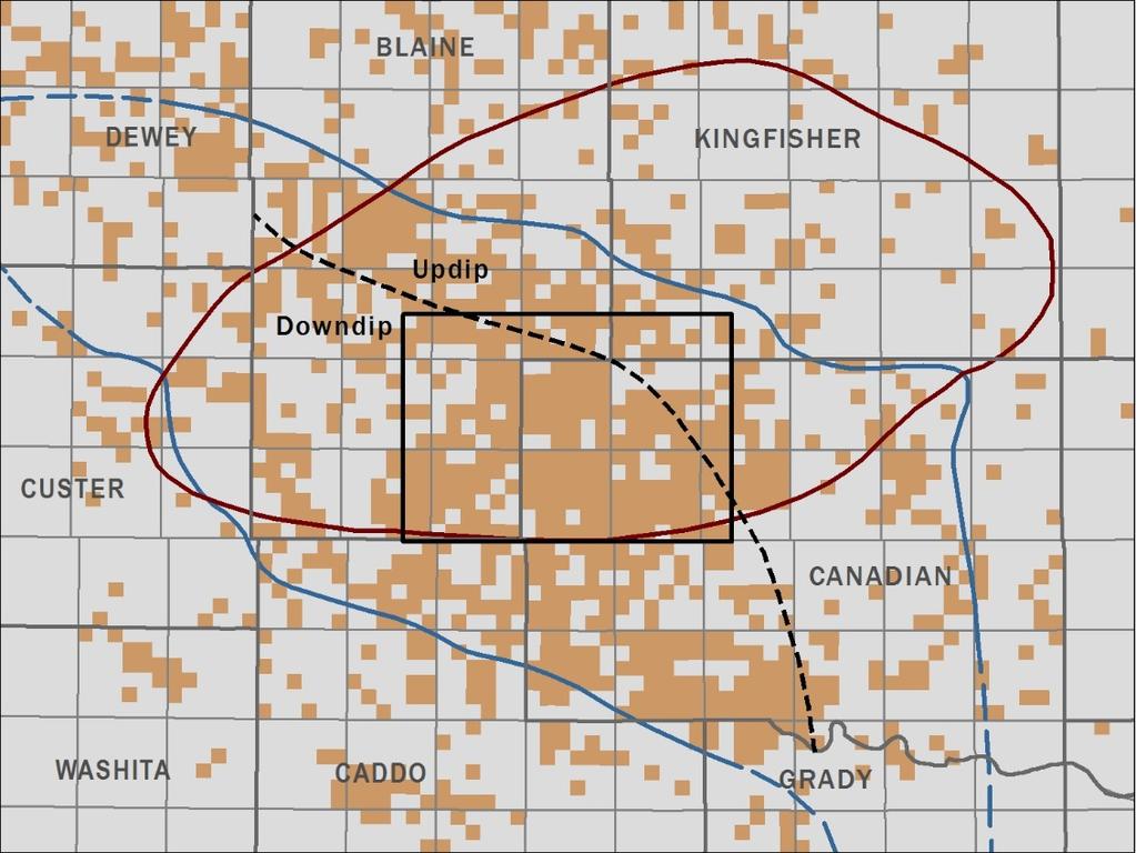 Mid-Continent Overview 14N10W Cana Core Lone Rock 326,000 net acres 30% of 2018 D&C capital