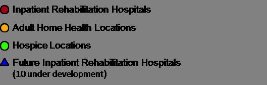 Inpatient Rehabilitation Portfolio - As of December 31, 2016 Inpatient Rehabilitation Hospitals 123 37 operate