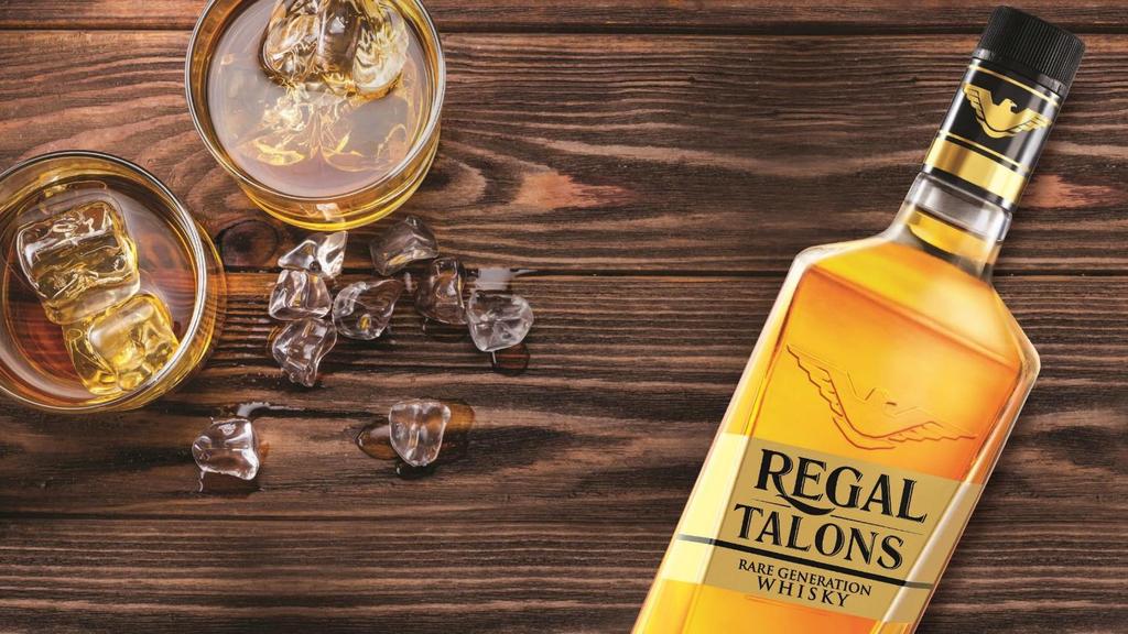 New Product Regal Talons whisky Regal Talons Rare Generation Whisky: Unbeatable Spirit The finest blend that combines Indian grain spirits with imported aged scotch malts to deliver an exceptional