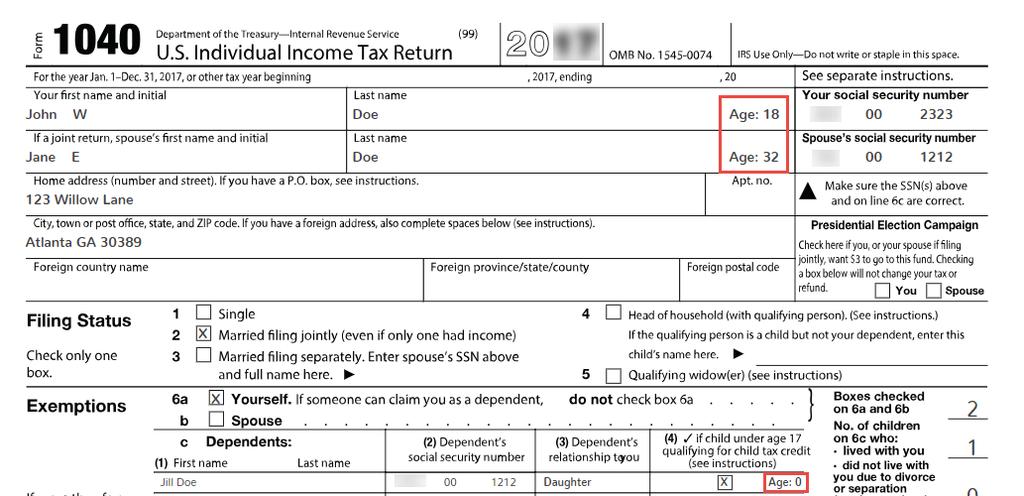 Summary/Print Display Age TaxSlayer Pro Online now displays the taxpayer, spouse, and first four dependents age in Summary/Print 1040 View.