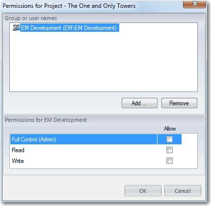 Security Permissions 3. A 'Select Users or Groups' screen will then appear.