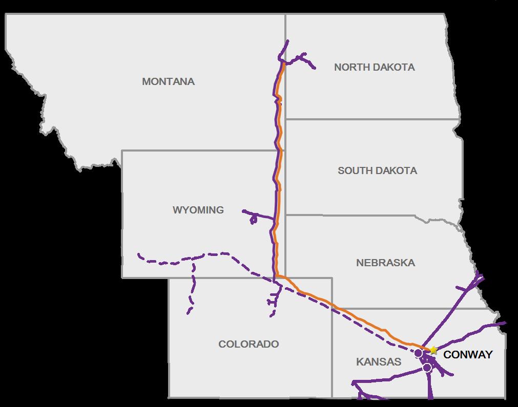 E L K C R E E K P I P E L I N E P R O J E C T ATTRACTIVE PROJECT RETURN Existing Bakken NGL Pipeline and Overland Pass Pipeline operating at full capacity Growing production in the region drives need