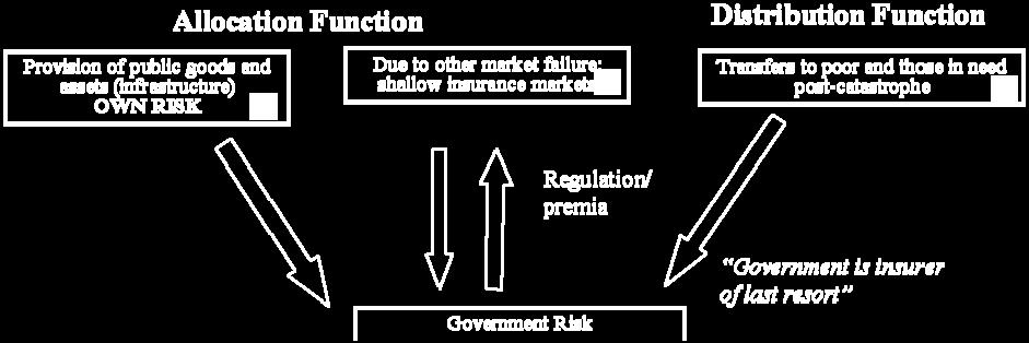(security, education, clean environment, (ii) the provision of support to private households and business in the case of market failure, (iii) and the distribution of income as shown on Figure 4 (see