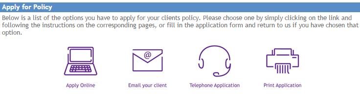 To use it: 1. Enter the client details as normal in the quote screen 2. Select the new Submit Alternative Quote option, choosing whether it is for applicant one, two or both and then press Submit 3.