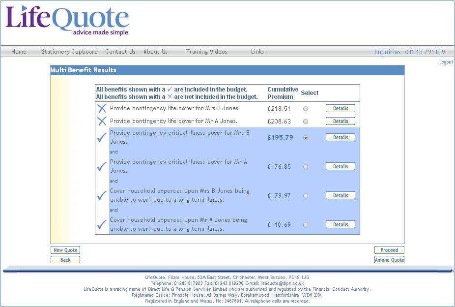 Combined with LifeQuote s Quote & Apply system, Intelligent Protection gives you a complete quotation, recommendation and application package that will enable you to improve the cover you provide for