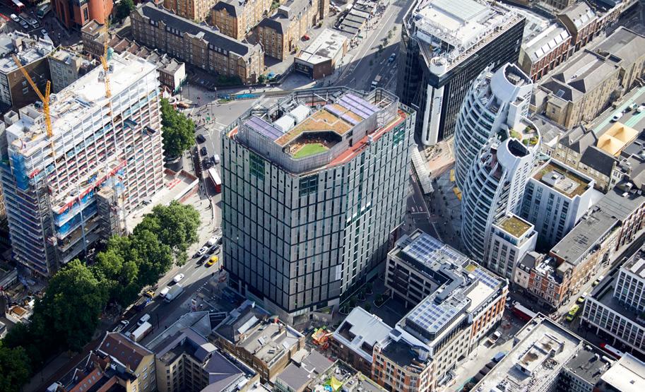 2017 COMPLETION: WHITE COLLAR FACTORY EC1 293,000 sq ft scheme completed in H1 2017 87% let overall with office