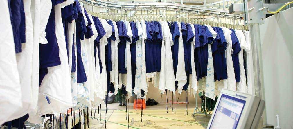LAUNDRIES TURNAROUND IS UNDERWAY The Laundries turnaround is underway and the recent Cabrini laundry acquisition strengthens Spotless market-leading position in Health.