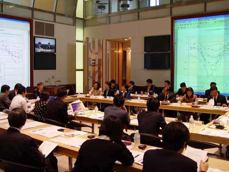 Asian Capital Market held on October 18 and 19, 2003 at Keio University in Tokyo (based on research conducted by the Center of Excellence (COE), Keio University), which was attended by market