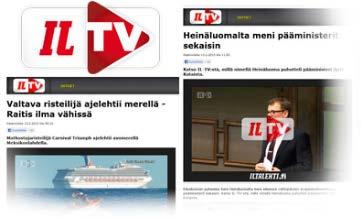 Multi-channel content Case moving image IL-TV is Finland s largest online TV In February 2014, 530,000 separate visitors, in 2nd week of March, 3.