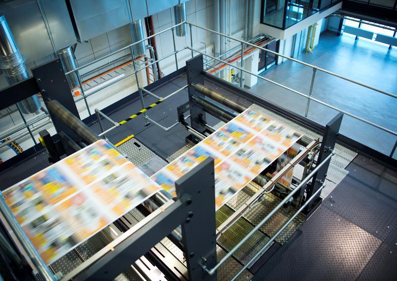 Necessary replacement investment in printing competitiveness New printing facility in Tampere After ramp-up, the facility is well up to speed, with 5 million copies printed per week.