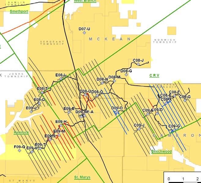 Utica Test Additional optimization wells focusing on: Completion design Landing zone targets 3) Continue transition to Utica development Future drilling on multi-well pads Existing Line Leased