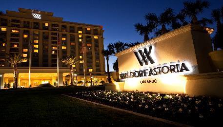 Waldorf Astoria Orlando $174 Room RevPAR $208 Avg.