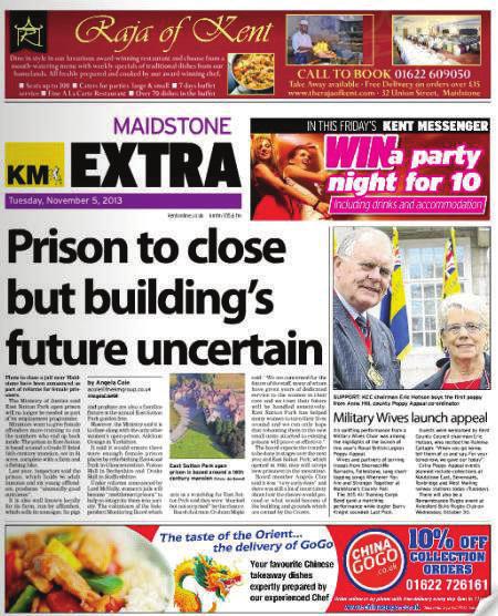Maidstone Extra The only audited freely circulated weekly newspaper for Maidstone and surrounding areas. Home delivered and available to pick-up from selected outlets.