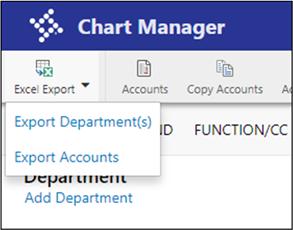 Click Excel Export.