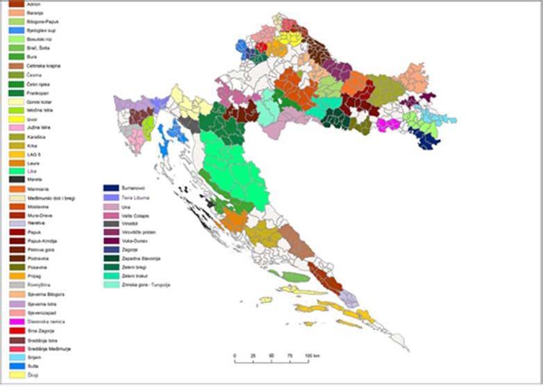 Picture 1 Map of LAGs in Croatia 141 3. Conclusion Source: Croatian rural development network web site Local Action Groups are future of rural development.