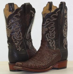 95 10C (2) Exotic leather at great pricing Horn back Caiman TY1576.DD Regular Price $599.