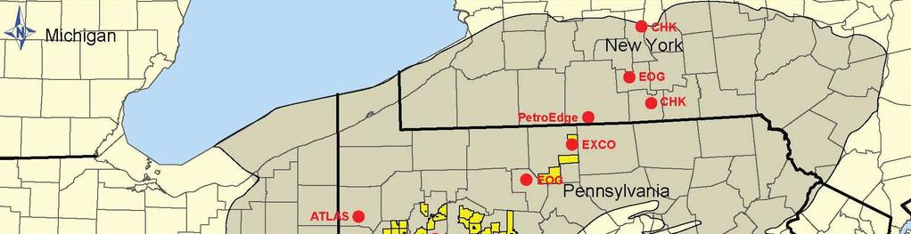 Strong Position in the Marcellus Shale Near-term activity concentrated in highly