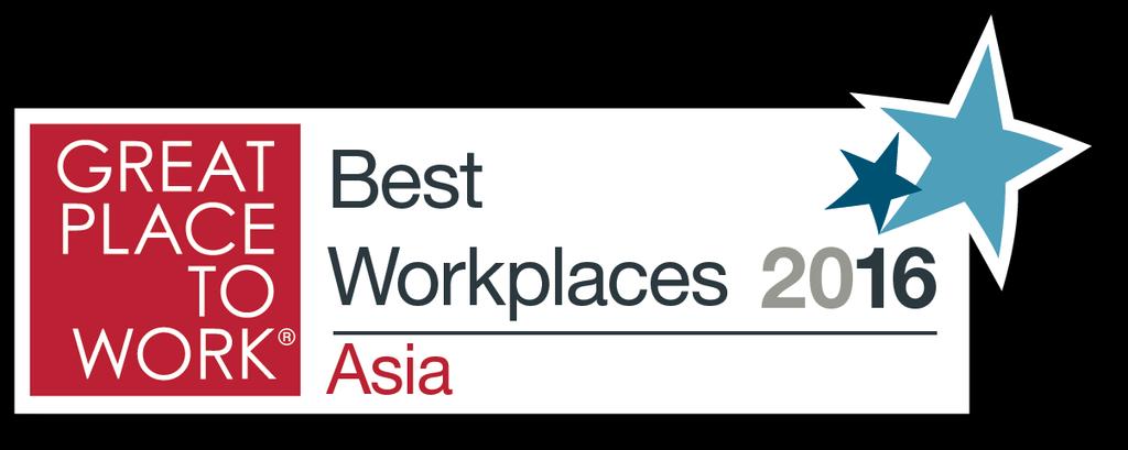10 best large workplaces in Asia.
