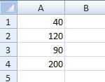Range function in Excel.