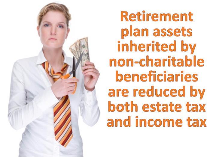 DONATING RETIREMENT ASSETS distribution occurs at least five years after the account holder funded his first Roth IRA account).